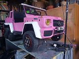 Finální podoba přestavěného Mercedesu 6x6, který už dávno není jen dětskou hračkou.