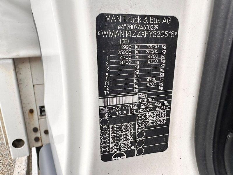 MAN TGL (2014) 12.250 klima E6 18 palet - fotka 7 z 11