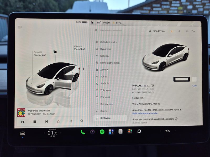 Tesla Model 3 LONG RANGE DUAL MOTOR TZ 94,2% - fotka 49 z 49