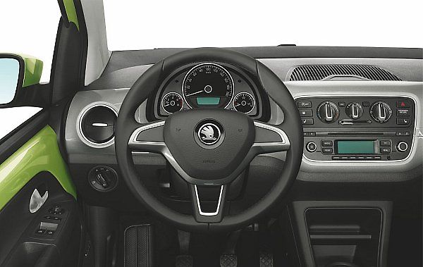 Škoda Citigo dostala pozměněný interiér a nový volant.