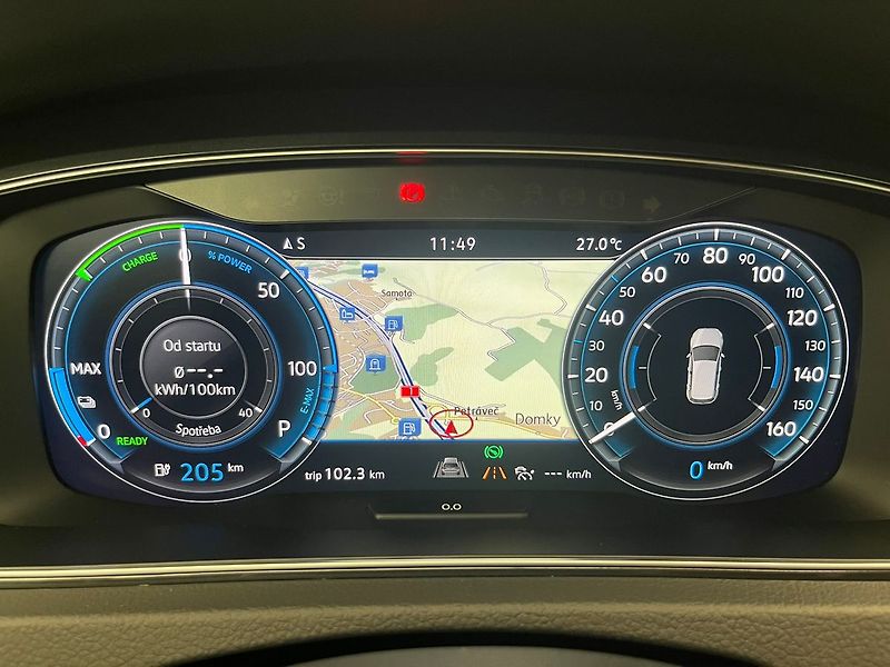 Volkswagen e-Golf 93,1% SoH, tep.čerp. virtual k - fotka 54 z 95