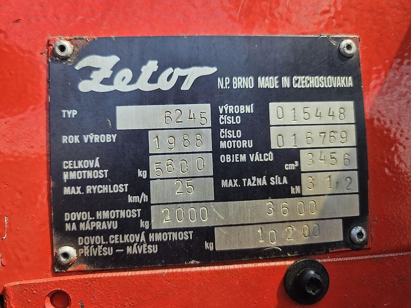Zetor (1988) 6245 - fotka 12 z 19
