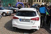 Sraz vozů značky Mercedes na Karlově náměstí v Kolíně.