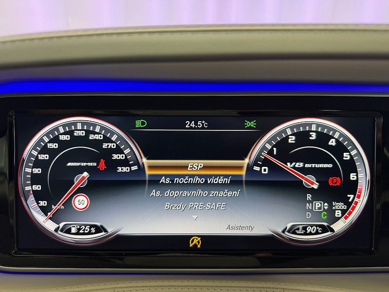 Mercedes-Benz Třídy S V8 4MATIC LONG, WEBASTO, PANOR - fotka 21 z 31