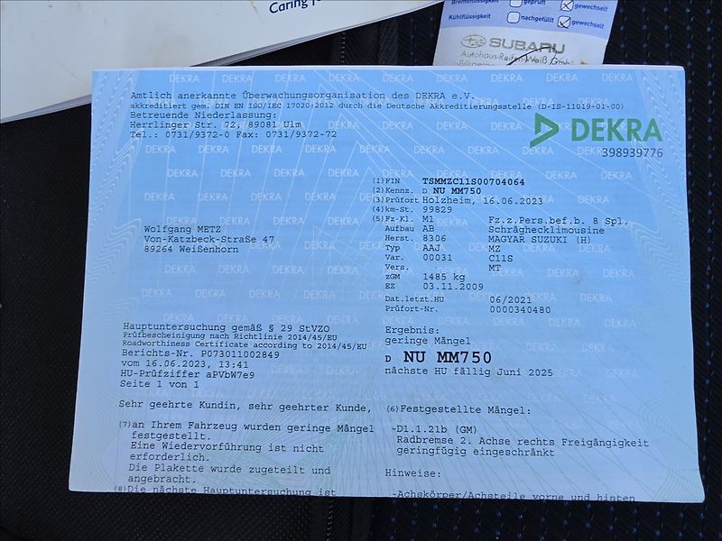 Suzuki Swift 1,3 i 67KW KLIMA ALU STK - fotka 32 z 44