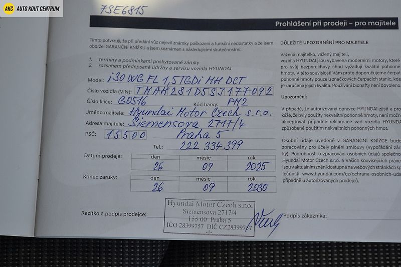 Hyundai i30 WG 1.5T-GDI 103KW DCT FAMILY N - fotka 43 z 47