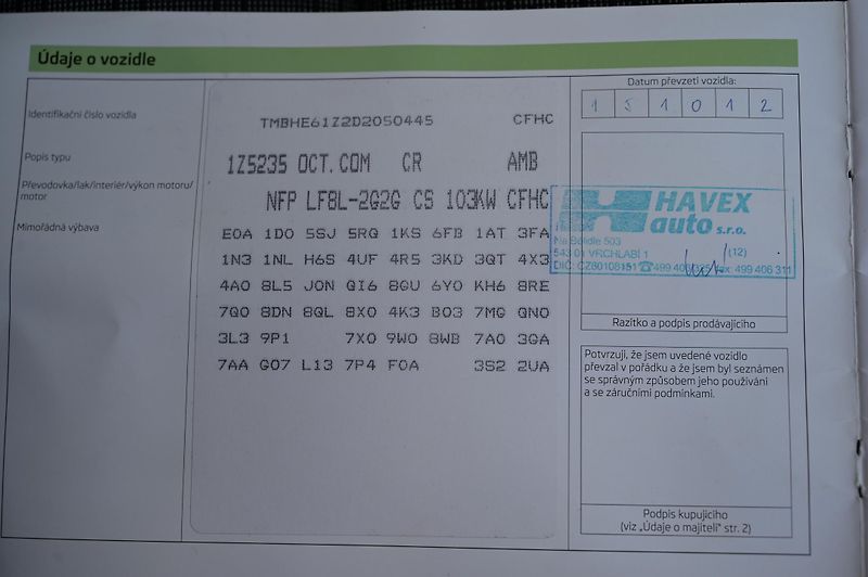 Škoda Octavia 2.0TDI 103KW 9/2012 Rezervace - fotka 37 z 43