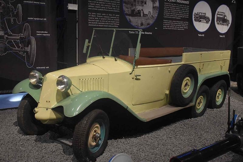 Tatra 11 v muzeu nákladních automobilů v Kopřivnici
