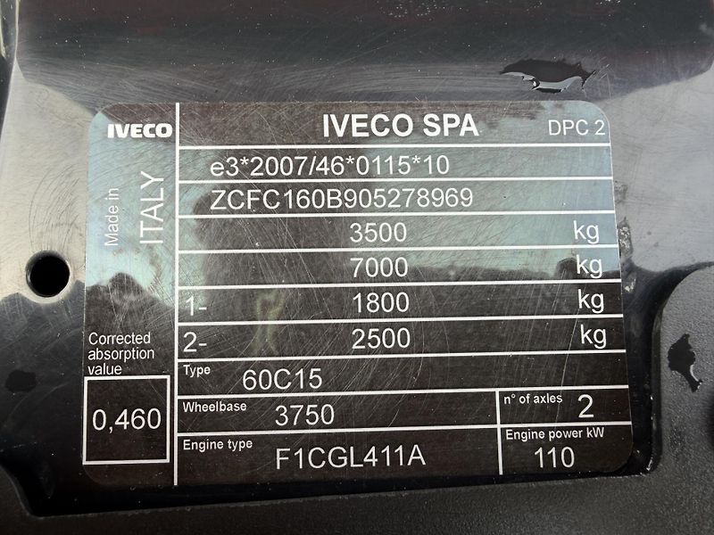 Iveco Daily (2019) 60C15 novy nosič do 3.5t sk.B - fotka 9 z 12