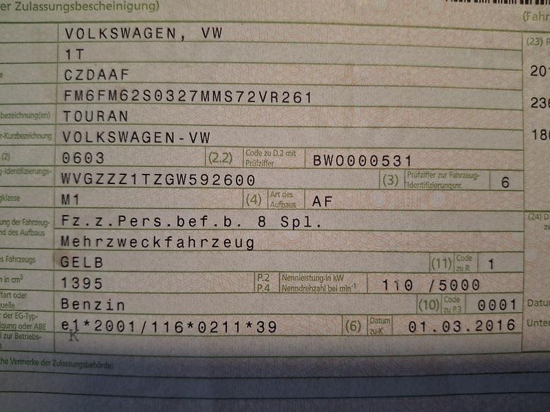 Volkswagen Touran 1.4TSI 7míst servisní historie - fotka 37 z 50