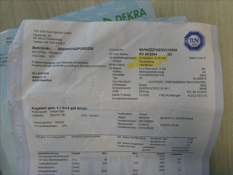 Volkswagen Sharan 2,0 TDi 110kW 7.míst, serviska - fotka 43 z 44