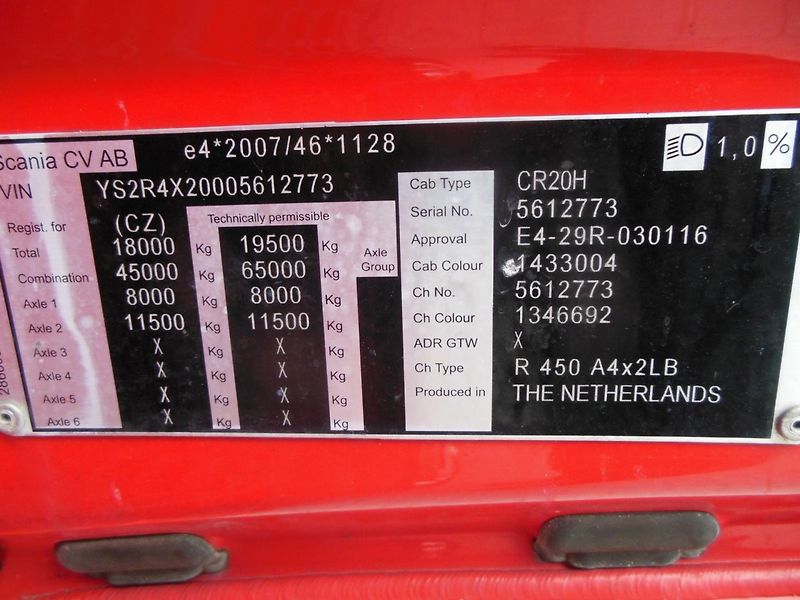 Scania R450, Retardér, Hydraulika, Al - fotka 25 z 26