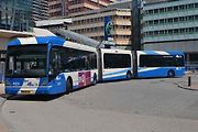Dvoukloubový autobus Van Hool. Foto: Wikimedia Commons, Alfenaar, CC BY-SA 2.0