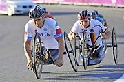 Alex Zanardi při paralympiádě v Londýně 2012.