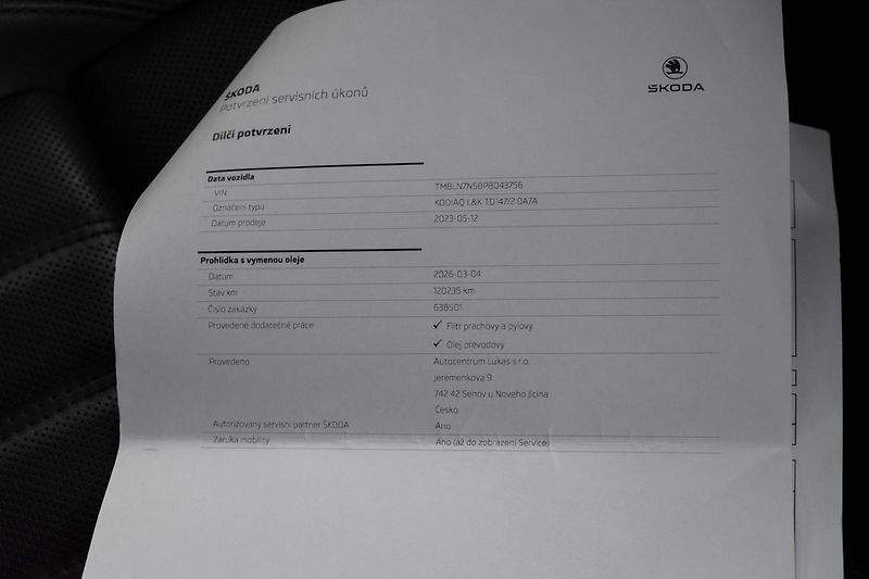 Škoda Kodiaq TDI 147kW 4x4*L&K*TAŽNÉ*ČR 1.M - fotka 41 z 51