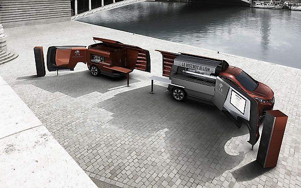 Foodtruck od Peugeotu dostal jméno Bistro u lva.