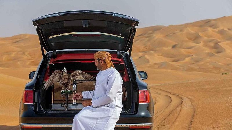 Bentley Bentayga Falconry.