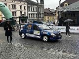 Start 58. ročníku Rallye Šumava na náměstí v Klatovech