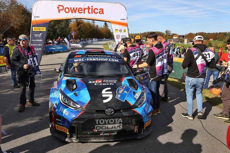 Závěrečná etapa a cíl Středoevropské rallye v Pasově.