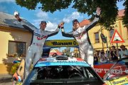 Vyhlášení nejlepších posádek 52. ročníku Barum Czech Rally Zlín, který ovládl Jan Kopecký.