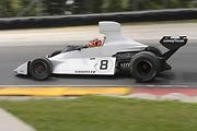 Seriál historických F1 se do Mostu vrátil v roce 2018. Na sním je vůz Brabham.