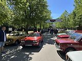 Kolonádu ovládla italská auta, na náměstí se dala ochutnat jihoevropská jídla.