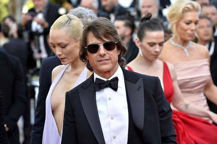 Tom Cruise v Cannes.