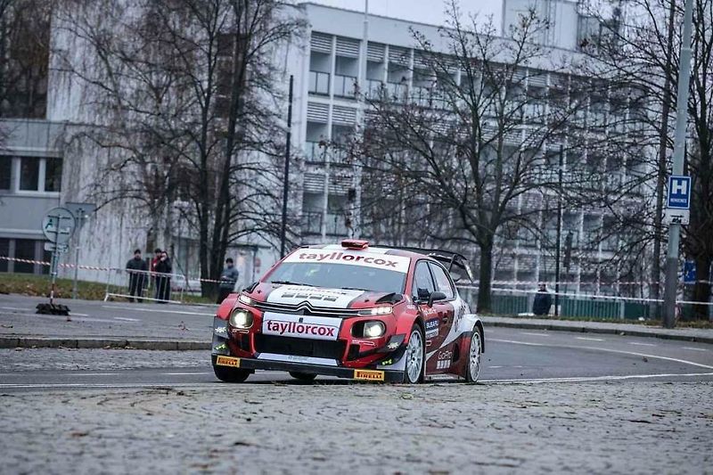 Jan Skála na trati Pražského Rallysprintu
