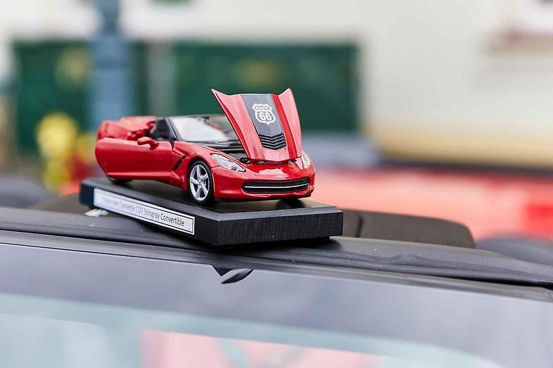 Americké automobily Corvette na 21. ročníku tradičního srazu v areálu Plzeňského Prazdroje.