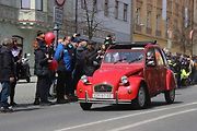 V Příbrami se sjela historická auta a motorky v rámci tradiční akce Česká Route 66.