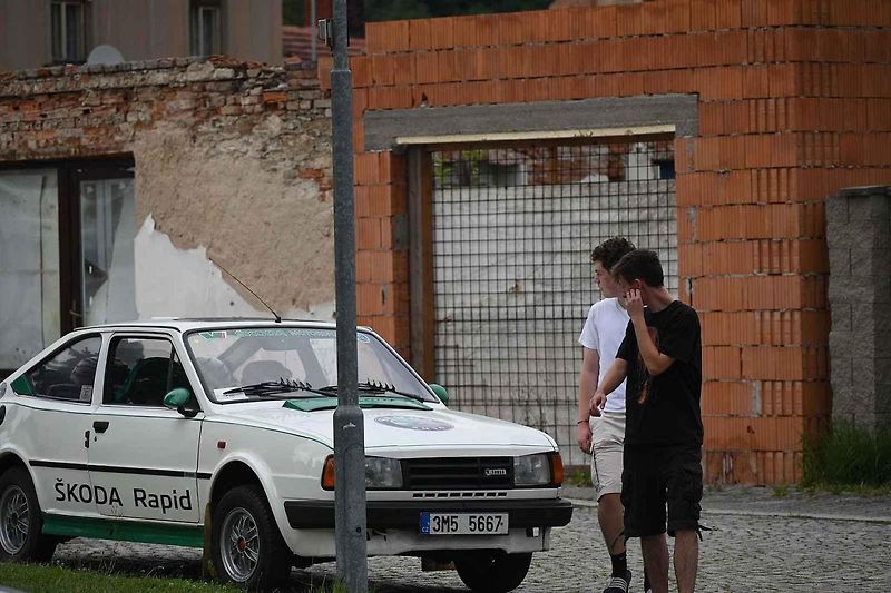 Pražská Veteran Rally v Kácově.