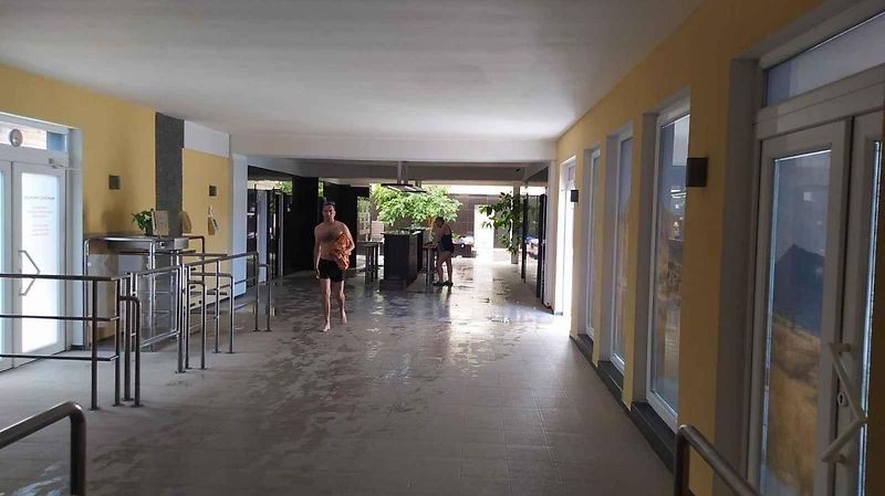 Ve venkovním areálu si užijí děti i dospělí.