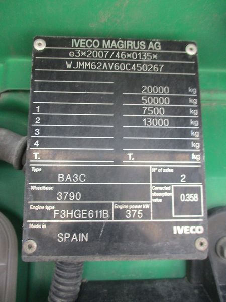 Iveco S-Way 510 Standart Kipphydraul - fotka 32 z 39