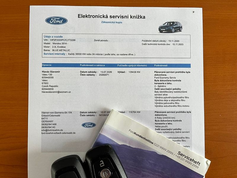 Ford Mondeo 2.0 EB 140 kW Titanium servis - fotka 4 z 56