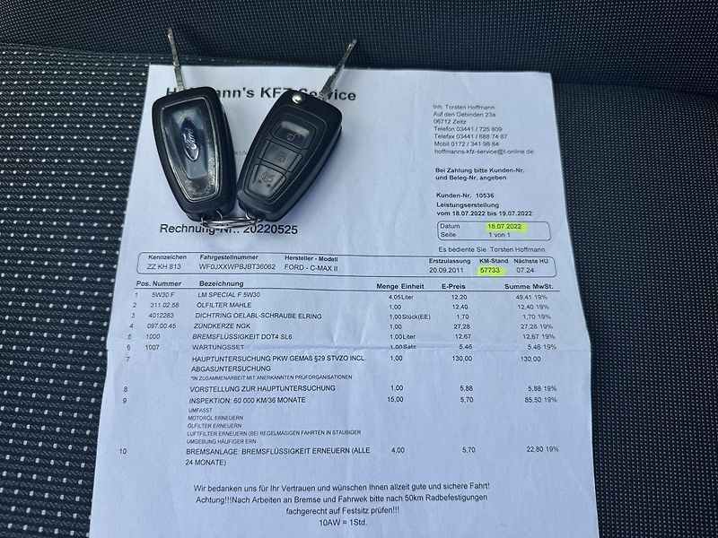 Ford C-MAX (2011) 1.6 Ti-VCT Klima Tažné - fotka 30 z 49