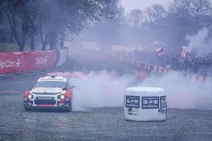 Jan Skála na trati Pražského Rallysprintu