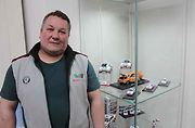 Michal Sedlák vystavuje svou sbírku vůbec poprvé. Výstava potrvá do 27. dubna.
