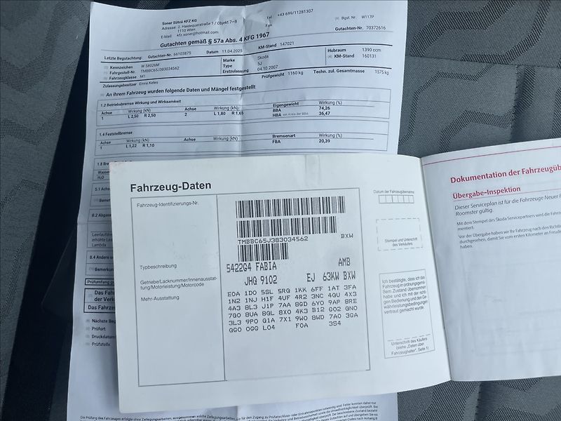 Škoda Fabia 1,4 i 16V Klima ESP serviska, - fotka 31 z 34