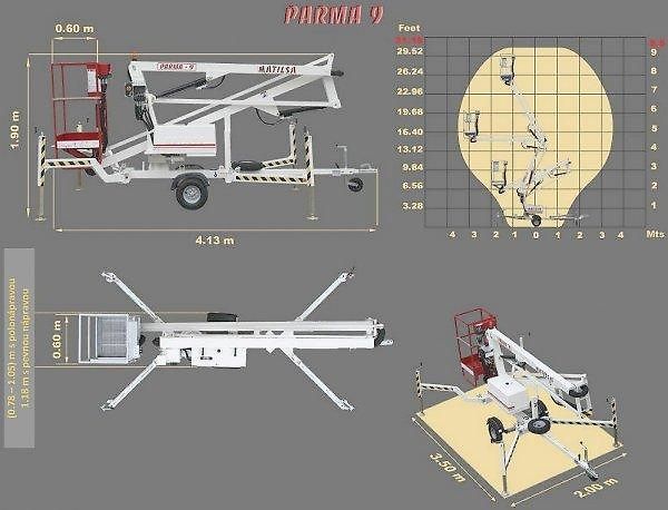 Ostatní (2023) 9.5m/120kg PLOŠINA přívěs - fotka 3 z 6