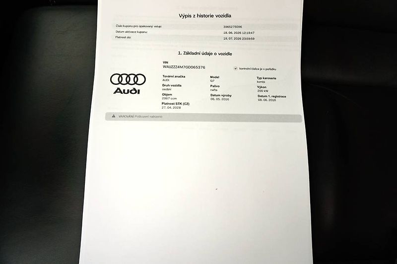 Audi Q7 (2016) S-LINE 3,0 TDI 200 kW - fotka 49 z 55