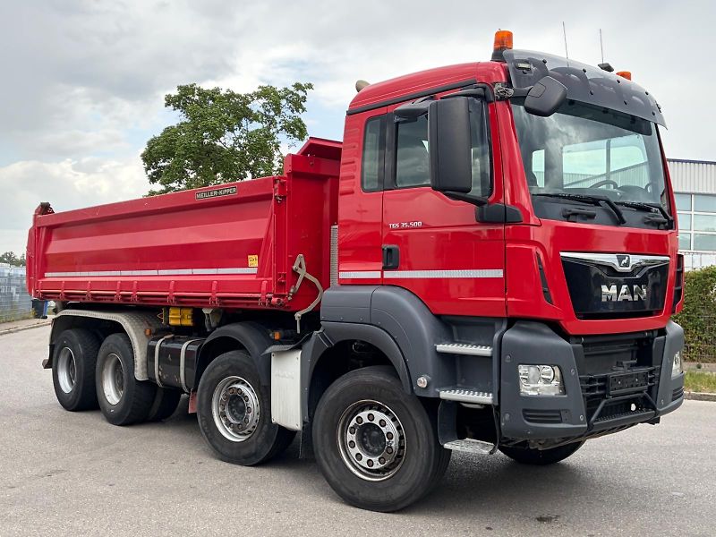 MAN TGS (2017) 35.500 8x4 – třístranný sklápě - fotka 3 z 17
