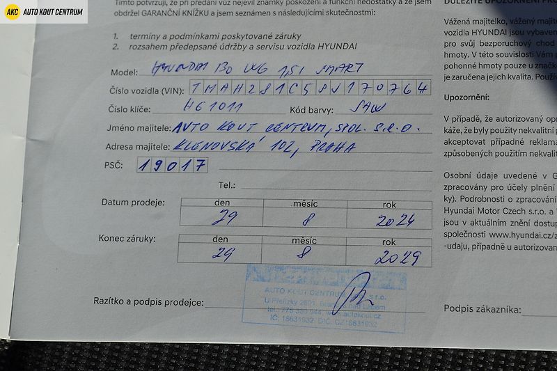 Hyundai i30 WG 1,5I MT SMART FL NAVI - fotka 41 z 45