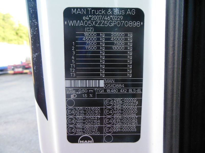 MAN TGX 18.480, Hydraulika, Retarder - fotka 25 z 26