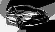 Nová Škoda Fabia na oficiálních kresbách