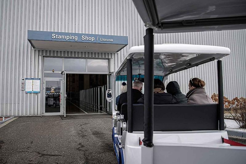 Automobilka Hyundai v Nošovicích, leden 2022.
