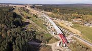 D35 roste: Estakáda nad I/35 u Janova váží už 7500 tun a dál se vysouvá