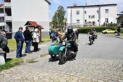 Historická vozidla a motorky projely v sobotu Českým lesem v rámci vyjížďky zvané Po pašeráckých stezkách.