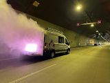 Simulovaný požár v Klimkovickém tunelu při zkoušce nových bezpečnostních a napájecích systémů, 13. 10. 2024.