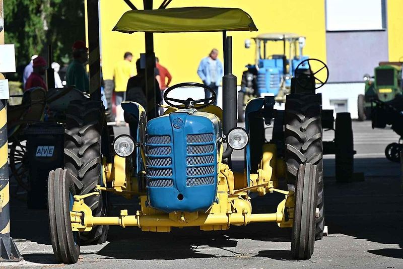 Z akce Pradědečkův traktor v Národním zemědělském muzeu v Čáslavi.
