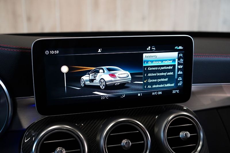 Mercedes-Benz Třídy C C43 AMG 4MATIC, Ventilace, HUD - fotka 33 z 47